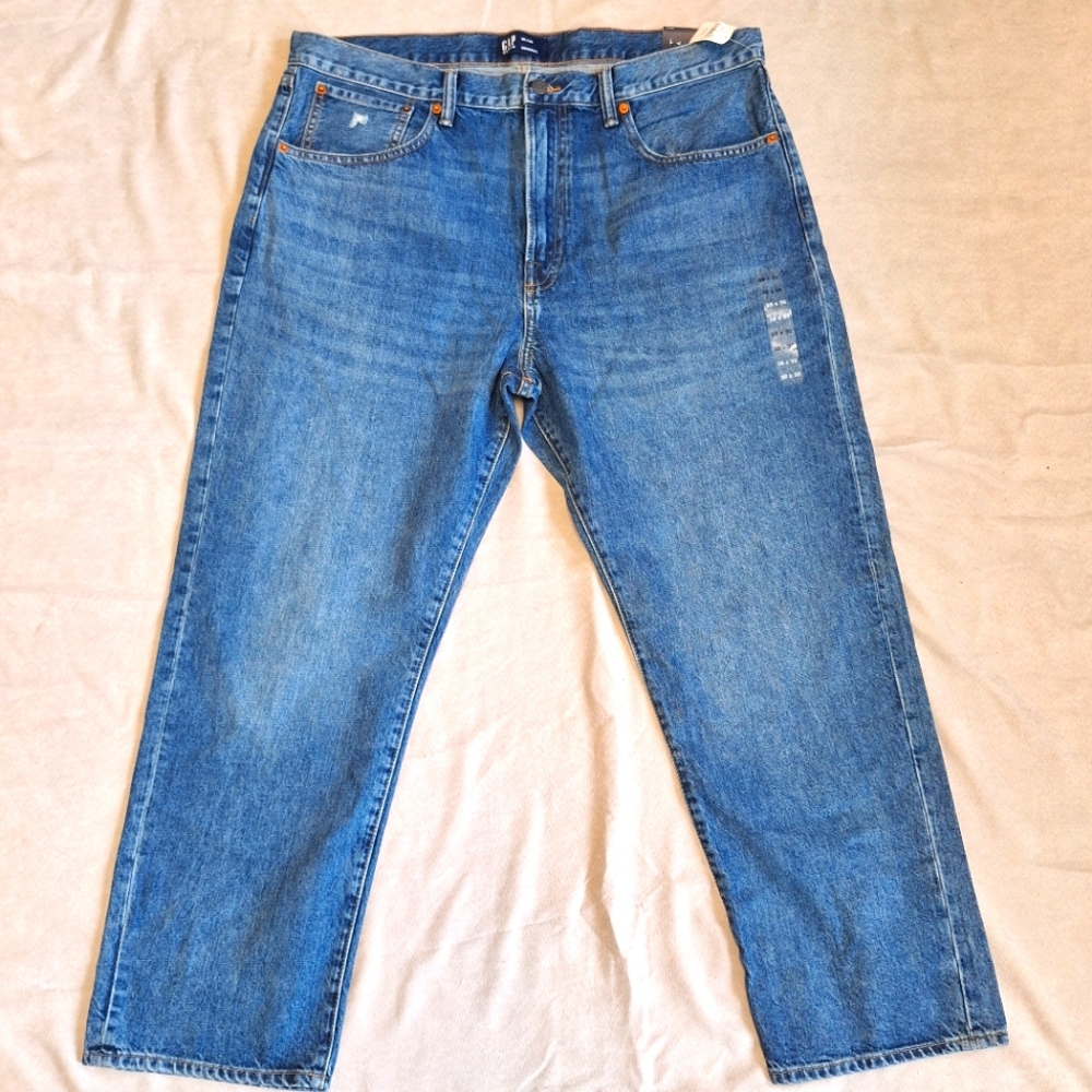 Gap NWT Mens Original Fit Denim Blue Jeans, 38 x 30